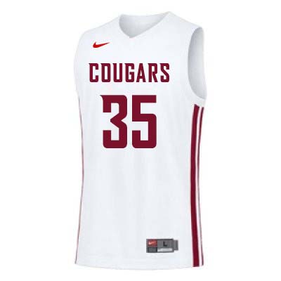 Washington State Cougars #35 Carter Skaggs College Basketball Jerseys Sale-White